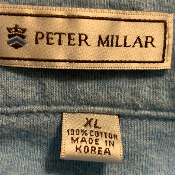 Peter Millar Gray 1/4 zip, XL - Picture 4 of 4